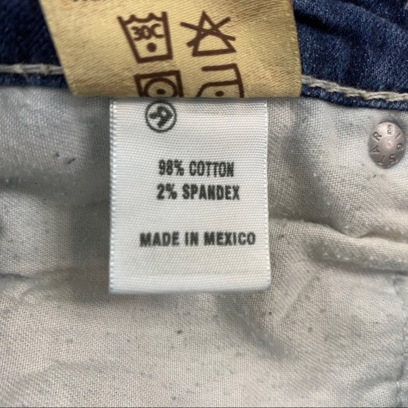 Big Star Liv Boot Cut Jeans Thick Stitching Embroidered Pocket Medium Wash Sz 25 - Picture 8 of 14